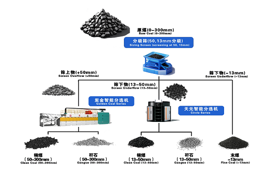 动力煤智能干选系统解决方案