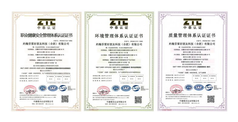 三体系认证证书